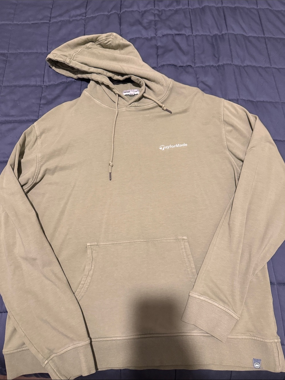 Mens Peter Millar - TaylorMade Olive Green  Hoodie